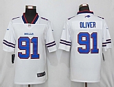 Nike Buffalo Bills 91 Oliver White Vapor Untouchable Limited Jersey,baseball caps,new era cap wholesale,wholesale hats